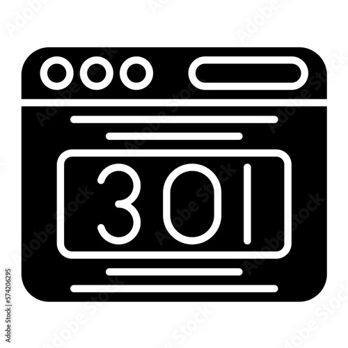 301 Redirect Glyph Icon