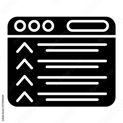 Serp Glyph Icon
