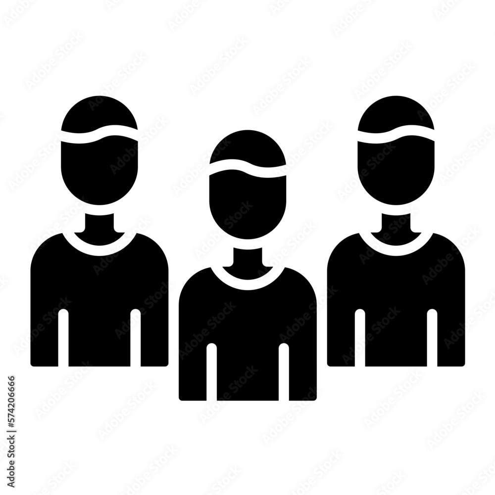 End Users Glyph Icon End Users Glyph Icon