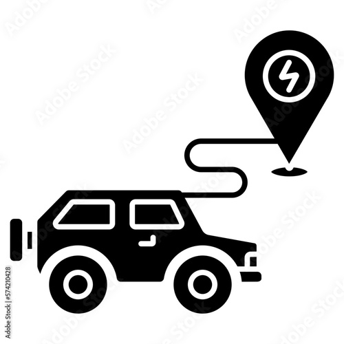 EV Station location icon