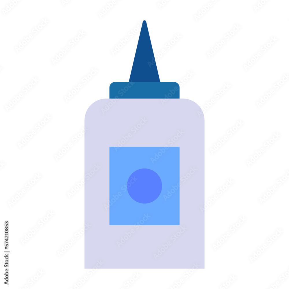 Liquid Glue Flat Multicolor Icon Liquid Glue Flat Multicolor Icon
