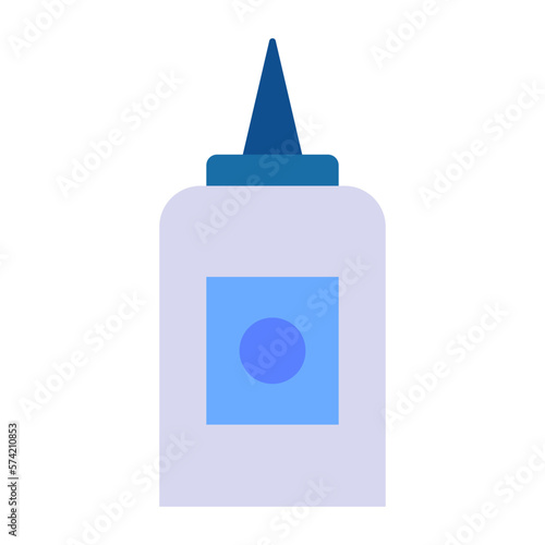Liquid Glue Flat Multicolor Icon