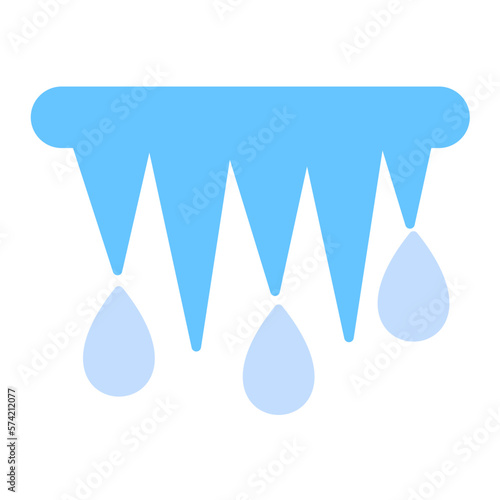 Stalactite Flat Multicolor Icon