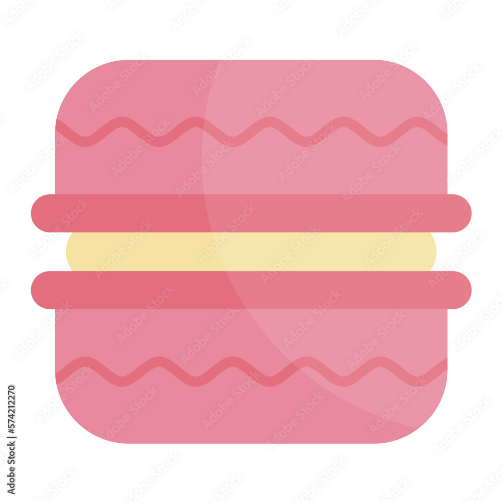 Macaron Flat Multicolor Icon Macaron Flat Multicolor Icon