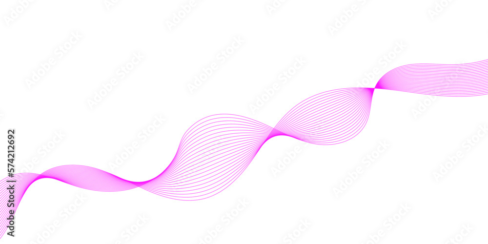 Abstract pink lines smooth element design, wave modern stream blend lines on white background. lines design for banner background. Abstract pink lines smooth element design, wave modern stream blend lines on white background. lines design for banner background.