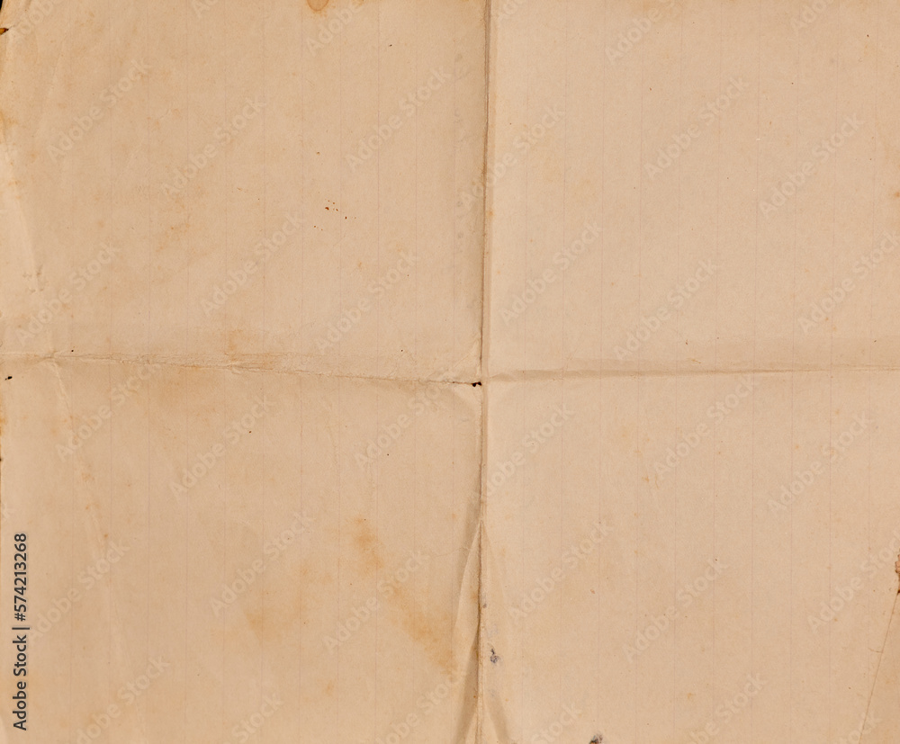 Fototapeta premium Old dirty paper sheet as background