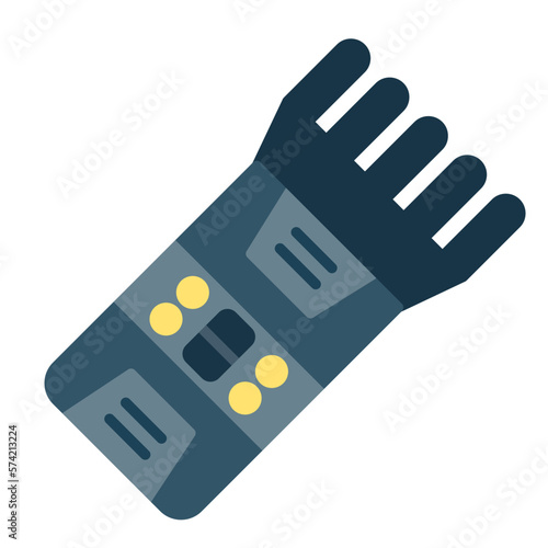 Trimmer Flat Multicolor Icon