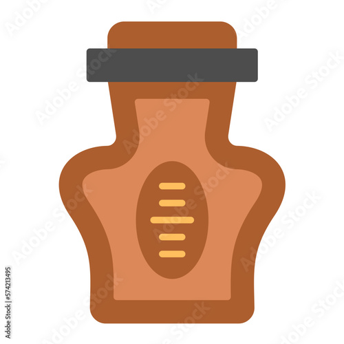 Ashes Flat Multicolor Icon