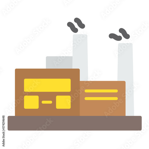 No Fossil Fuels Flat Multicolor Icon