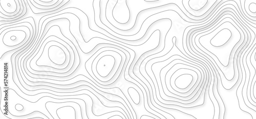 Background of the topographic map. Vintage outdoors style. Geographic abstract grid. Line topography map contour background.