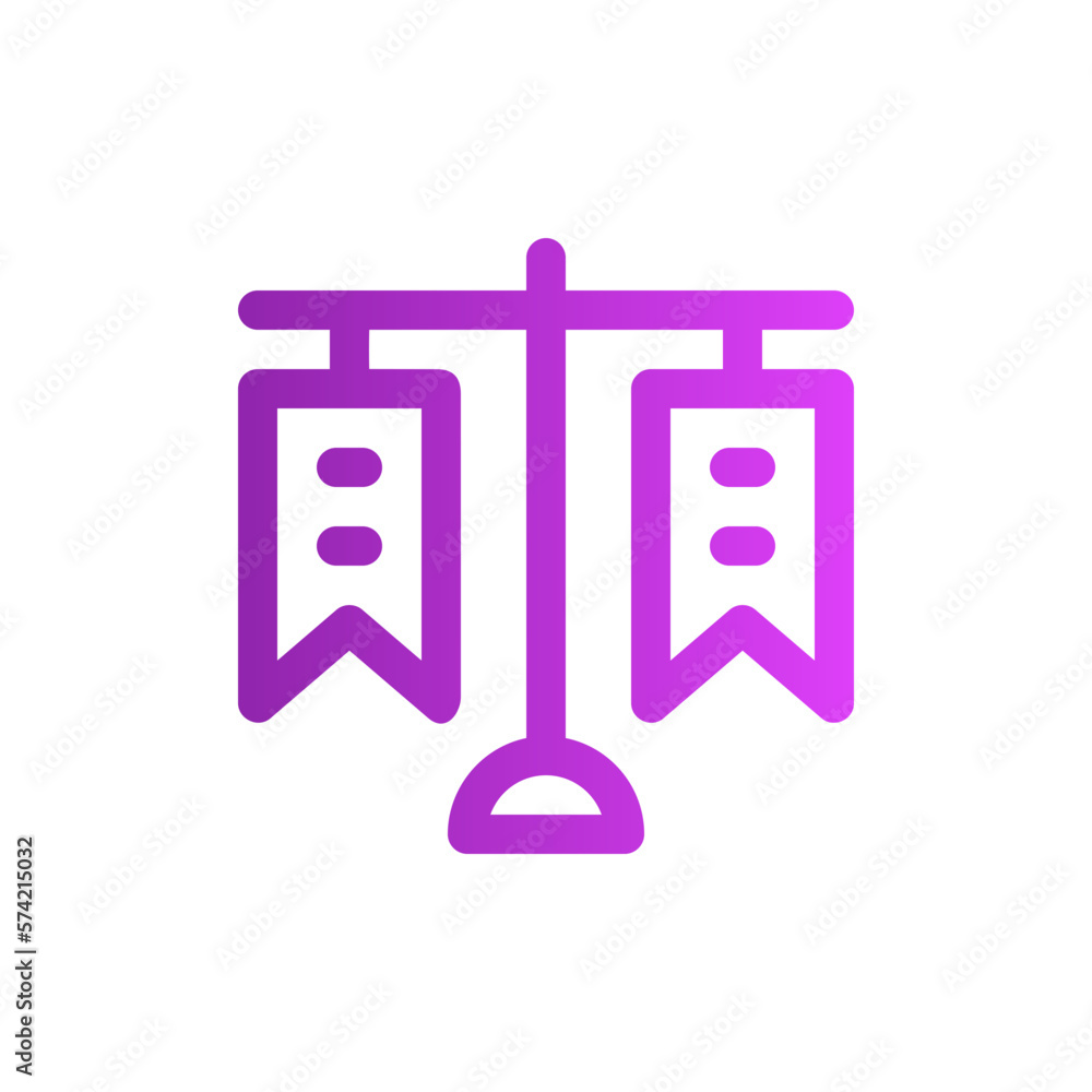 banner gradient icon banner gradient icon