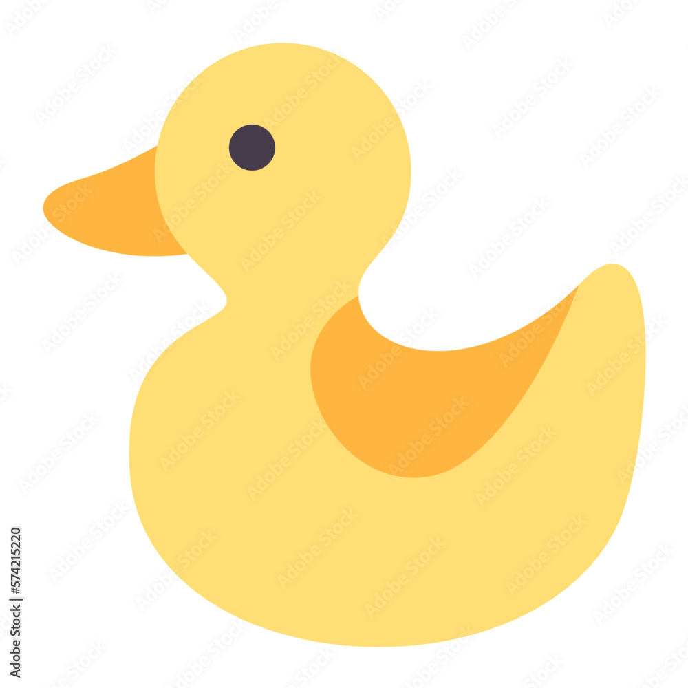 Rubber Duck Flat Multicolor Icon Rubber Duck Flat Multicolor Icon