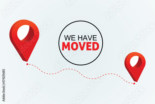 We have moved with 3d location icon design.
