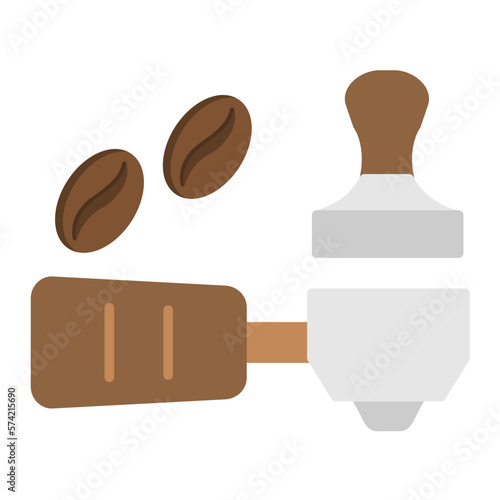 Portafilter Flat Multicolor Icon
