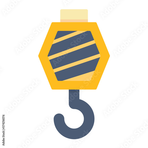 Hoist Flat Multicolor Icon