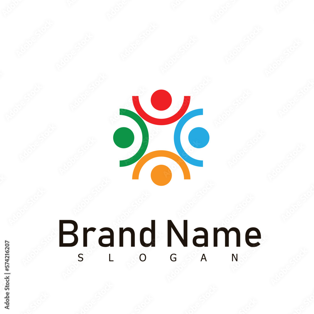 People and unity logo symbol icon concept People and unity logo symbol icon concept