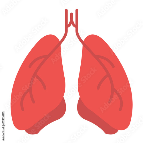 Pulmonology Flat Multicolor Icon