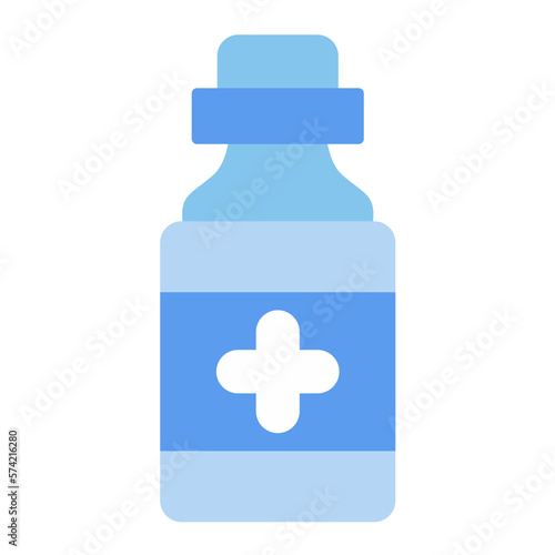 Syrup Flat Multicolor Icon