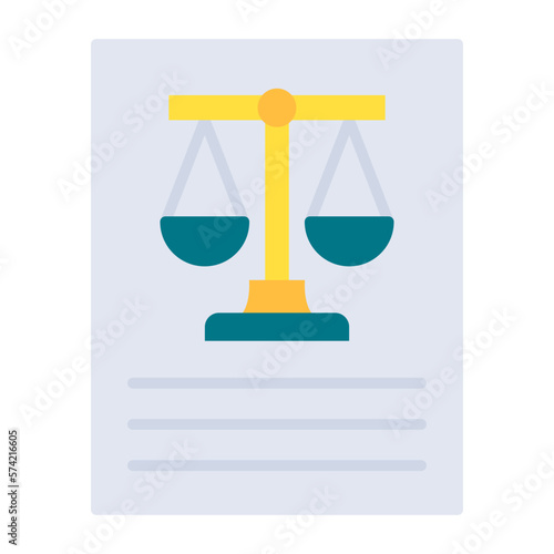 Judgement Flat Multicolor Icon