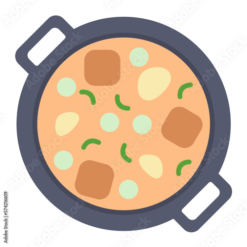 Goulash Flat Multicolor Icon