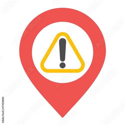 Caution Flat Multicolor Icon Free Download Caution Flat Multicolor Icon - GFXLoad