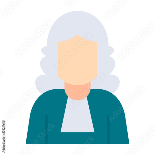 Judge Flat Multicolor Icon