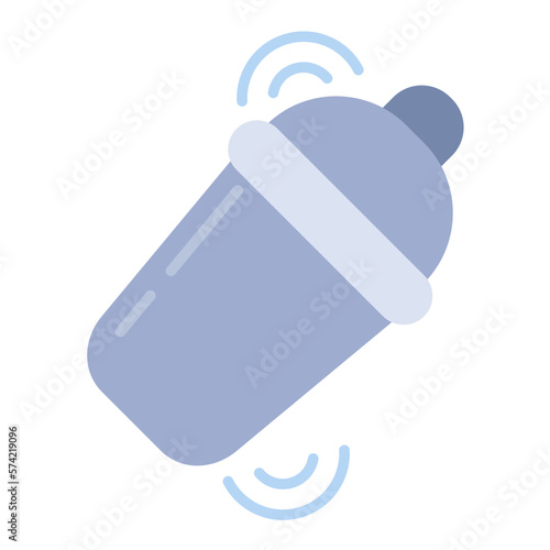 Cocktail Shaker Flat Multicolor Icon