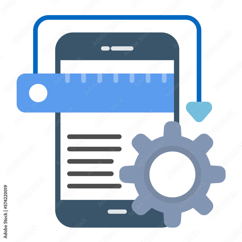 App Development Flat Multicolor Icon App Development Flat Multicolor Icon