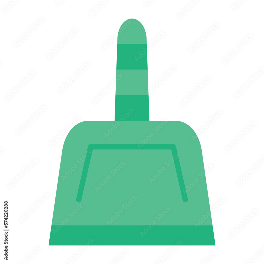 Dust Pan Flat Multicolor Icon Dust Pan Flat Multicolor Icon