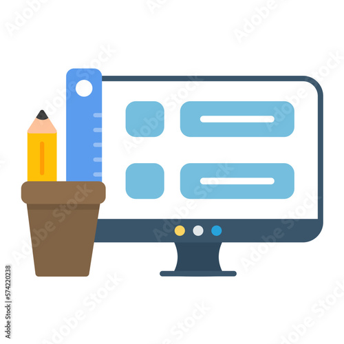 Test Cases Flat Multicolor Icon