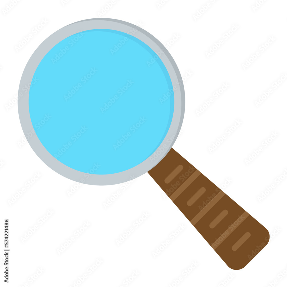 Magnifying Glass Flat Multicolor Icon Magnifying Glass Flat Multicolor Icon