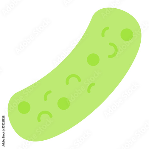 Pickle Flat Multicolor Icon
