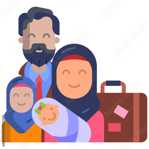 Refugee icon