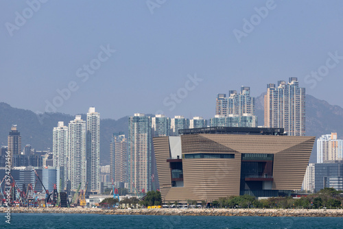 2023 Feb 22,Hong Kong.The Hong Kong Palace Museum is a public museum in the West Kowloon Cultural District, Hong Kong.