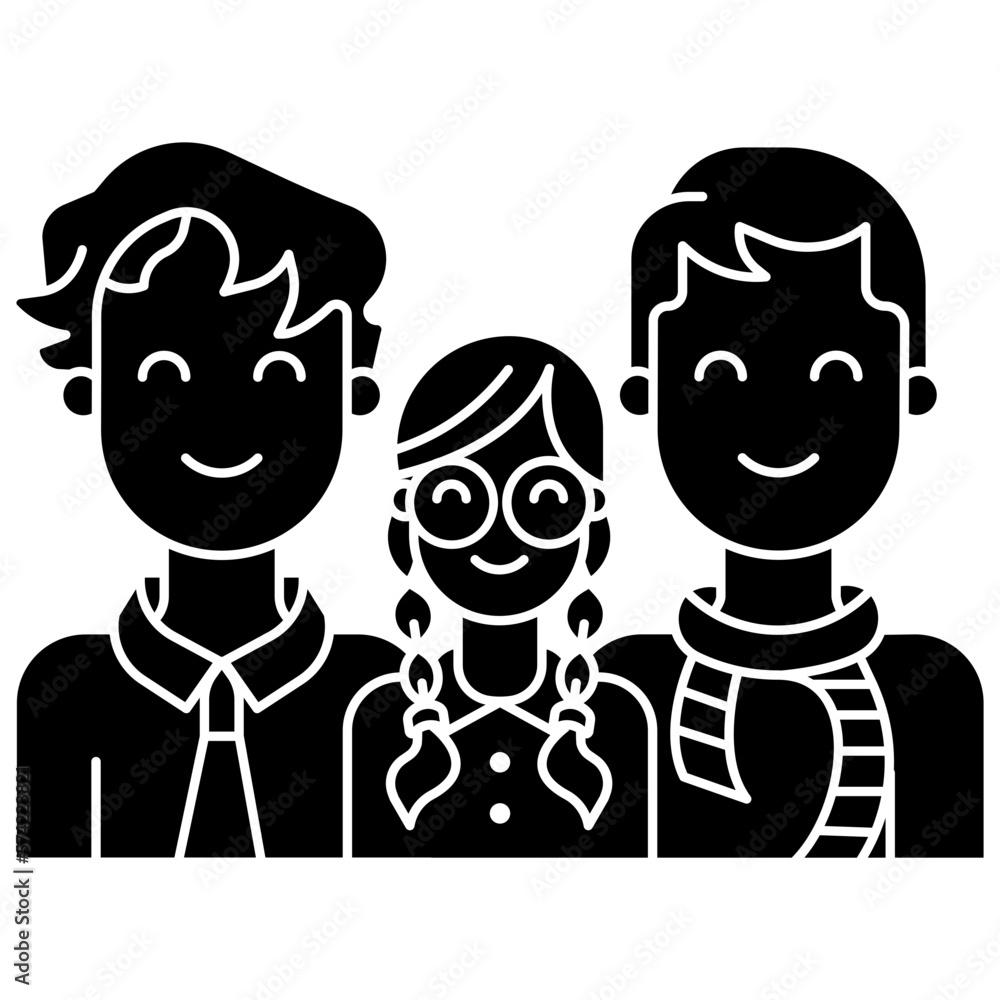 Fototapeta premium Family icon