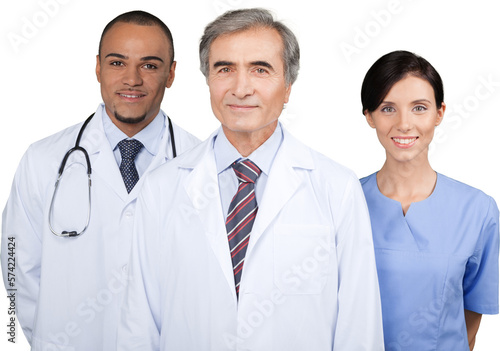 Portrait of a Nurse and Doctors