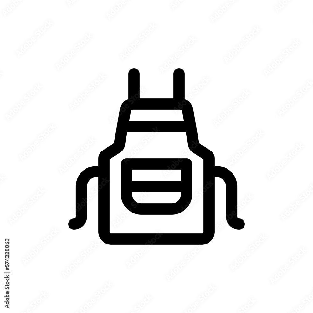apron line icon apron line icon
