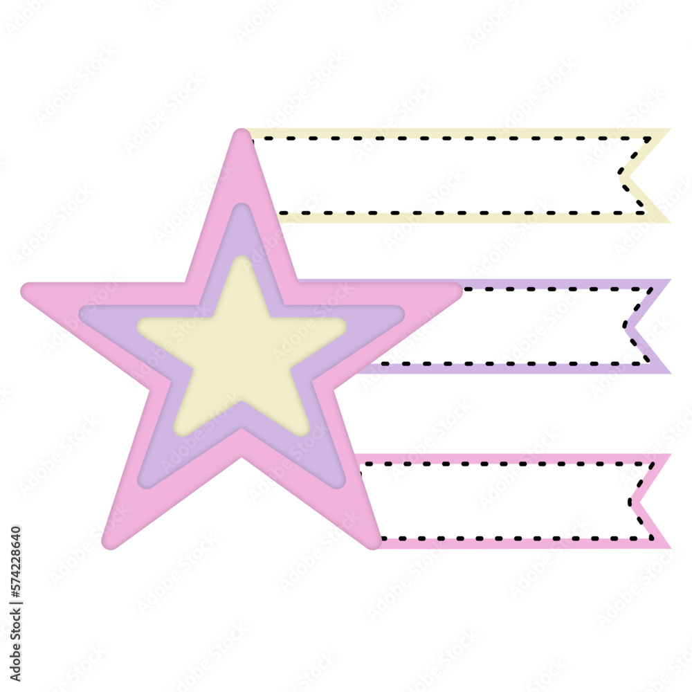 Pastel Star Banner