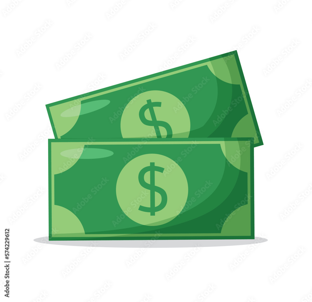 dollar banknotes. paper money vector illustration dollar banknotes. paper money vector illustration