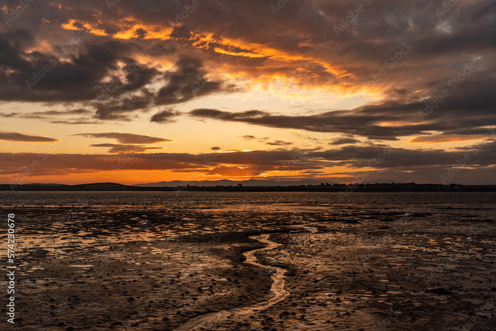 Penrhos Nature park at sunrise Isle of Anglesey North Wales