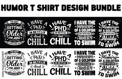 Humor t-shirt design bundle