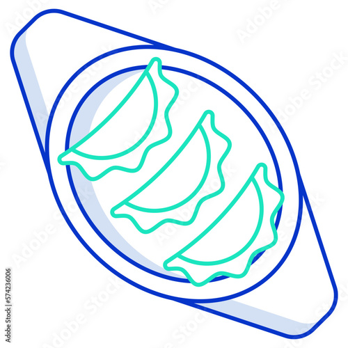Chinese dumplings icon