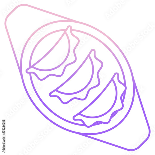 Chinese dumplings icon