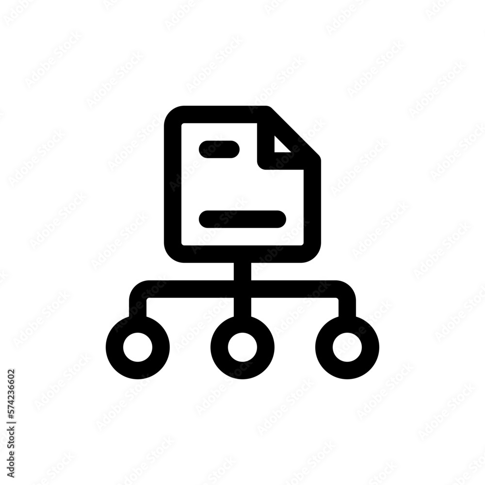 diagram line icon diagram line icon