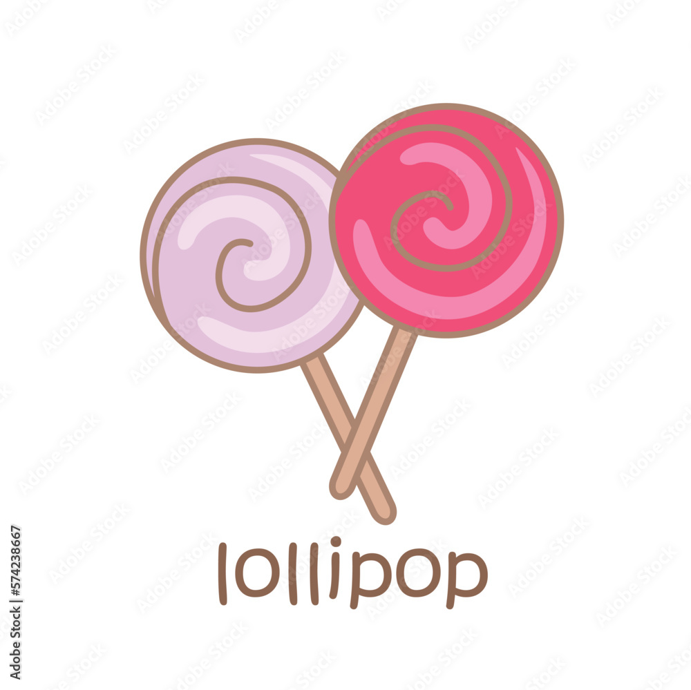 Vocabulary Alphabet L For Lollipop Illustration Vector Clipart Vocabulary Alphabet L For Lollipop Illustration Vector Clipart