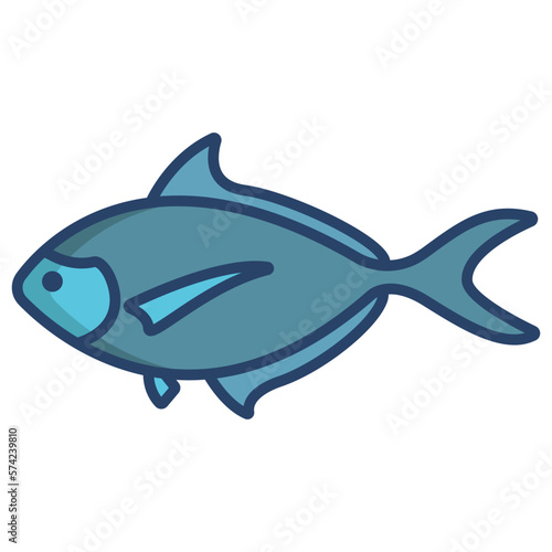 Sickle pomfret Fish icon