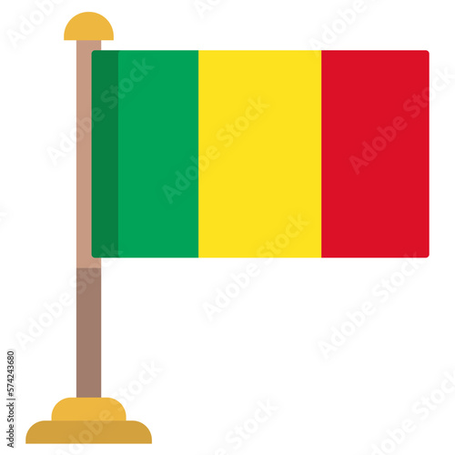 Mali flag icon
