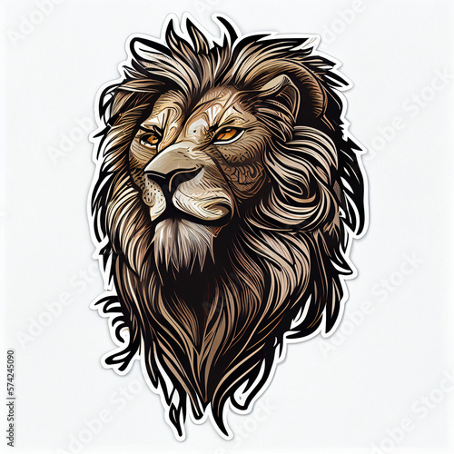 Half-Lion  Half-Human Sticker  The Sphinx  a Legendary Being that Evokes a Sense of Grandeur and Fascination  to Elevate Your Style Game  Generative AI