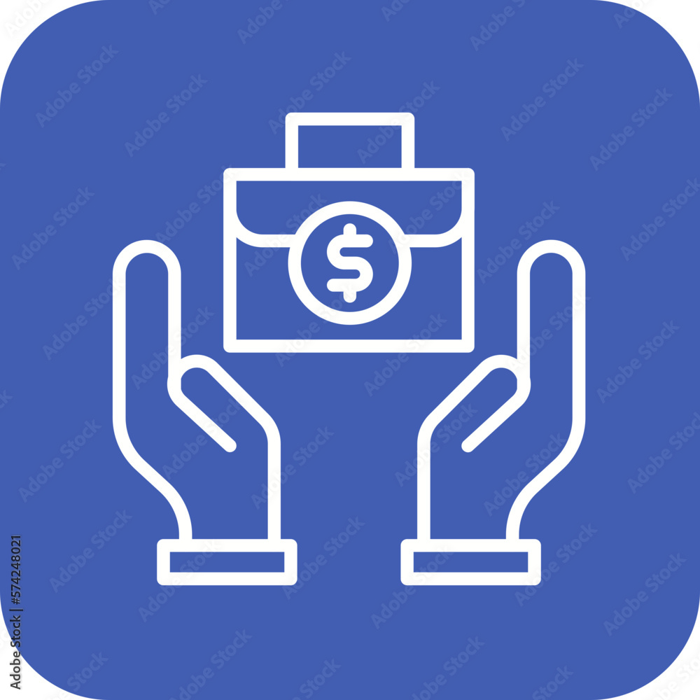 Fototapeta premium Caregiving Icon