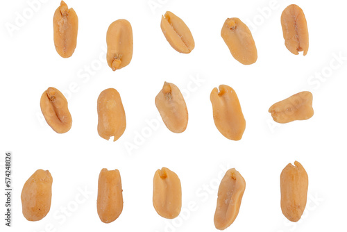 Wallpaper Mural Salted roasted peanuts isolated on transparent background Torontodigital.ca